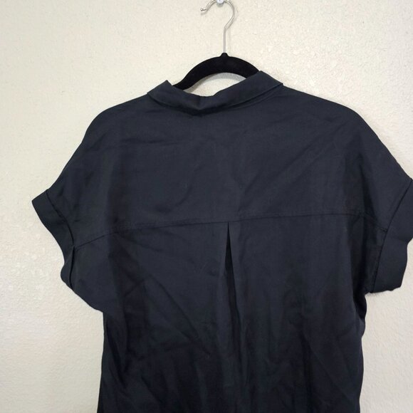 Orvis Size Small Womens Classic Collection Button Down Shirt Dress Short Sleeve - Picture 15 of 16